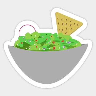 Guacamole Retro Sticker